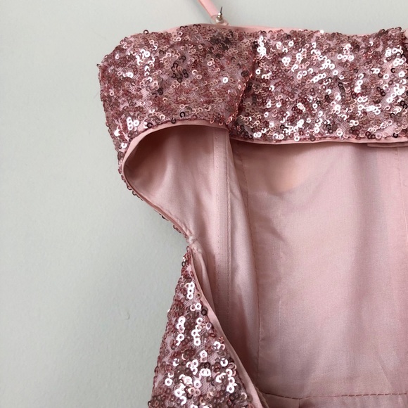 Strapless open back prom dress - Picture 6 of 8